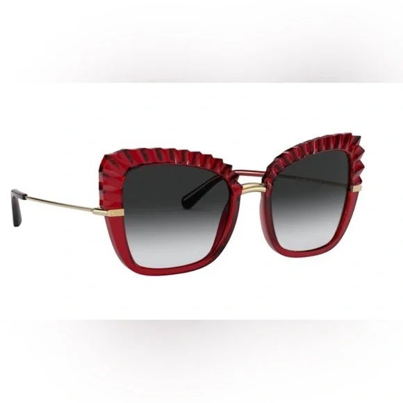 NWT DOLCE&GABBANA Butterfly Square Sunglasses - Picture 2 of 7